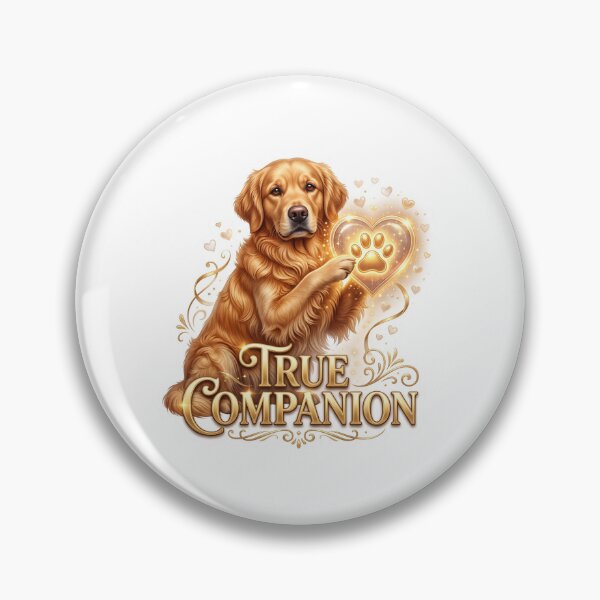 Item preview, True Companion Golden Retriever Heart Art designed and sold by pradeepvisuals.