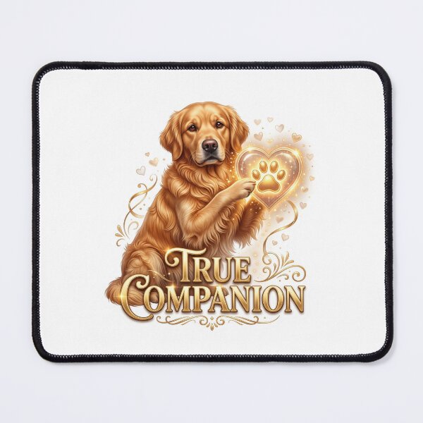 Item preview, True Companion Golden Retriever Heart Art designed and sold by pradeepvisuals.