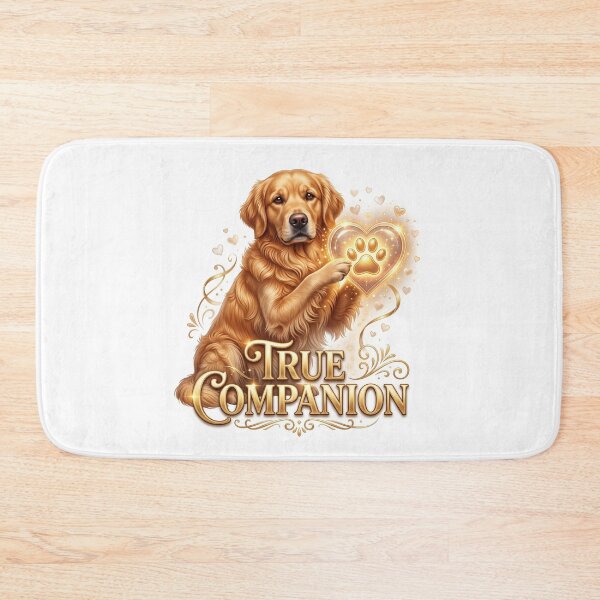 Item preview, True Companion Golden Retriever Heart Art designed and sold by pradeepvisuals.