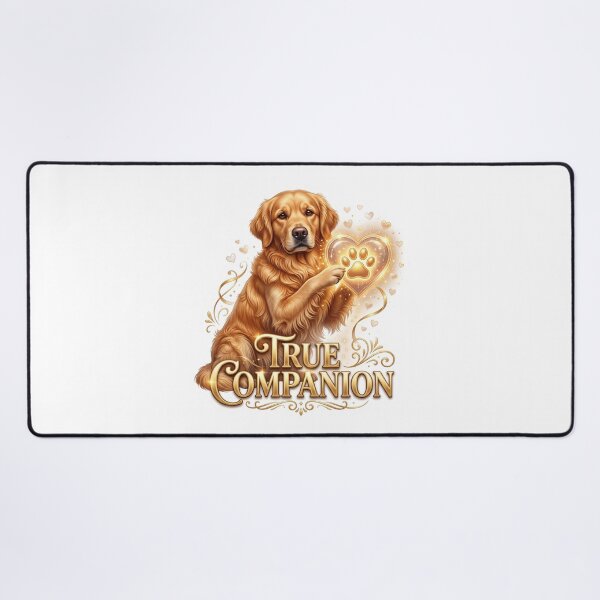 Item preview, True Companion Golden Retriever Heart Art designed and sold by pradeepvisuals.