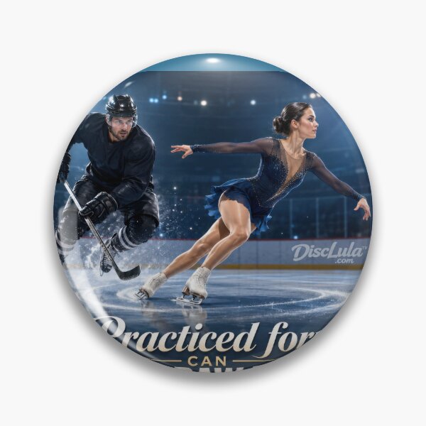 Item preview, Ice Skater's Perform Form Passes Hockey Player designed and sold by DiscLula.