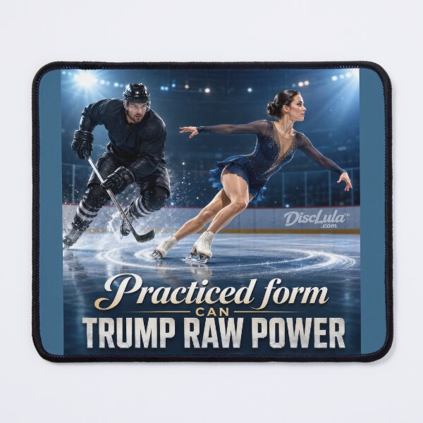 Item preview, Ice Skater's Perform Form Passes Hockey Player designed and sold by DiscLula.