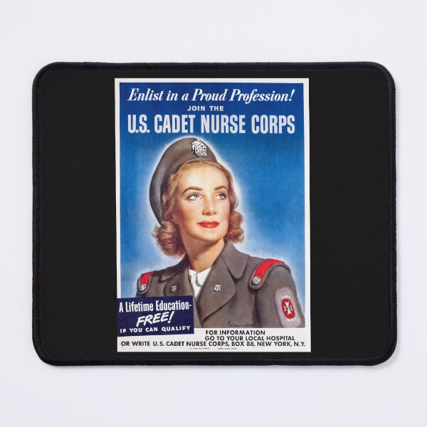 Item preview, Beautifully Restored World War II US Cadet Nurse Corps Recruitment Print | Blonde Nurse designed and sold by Vintage Poster Supply.