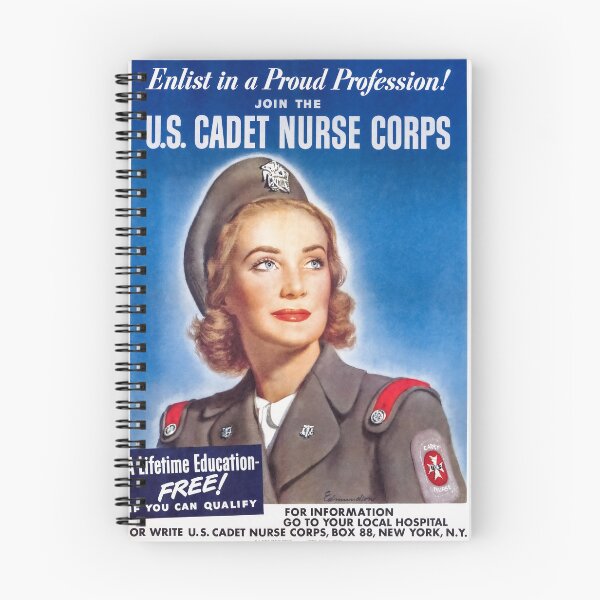 Item preview, Beautifully Restored World War II US Cadet Nurse Corps Recruitment Print | Blonde Nurse designed and sold by Vintage Poster Supply.