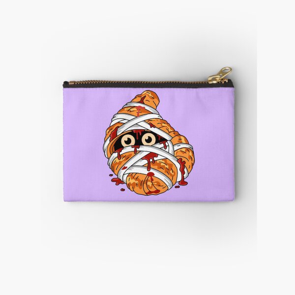 Item preview, Spooky Halloween Mummy Bakery Croissant Pastry with  Strawberry jam Bandages Vector Illustration designed and sold by RS4you.
