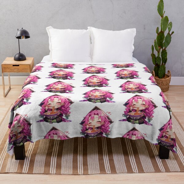 Item preview, Mitsuri Kanroji Demon Slayer Pink Hair Ramen Hearts designed and sold by mildaclairmo.
