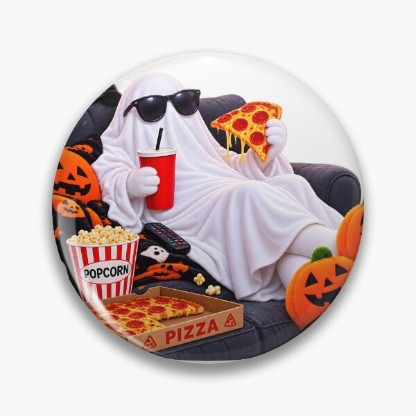 Item preview, Funny Halloween Ghost Movie Night designed and sold by TinyWeird.