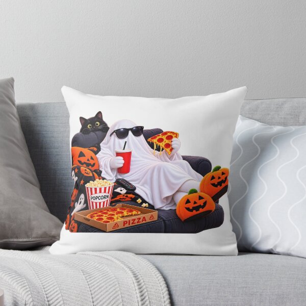 Item preview, Funny Halloween Ghost Movie Night designed and sold by TinyWeird.