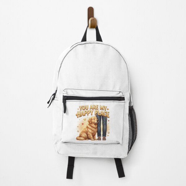 Item preview, Happy Place Golden Retriever Heartwarming Art designed and sold by pradeepvisuals.