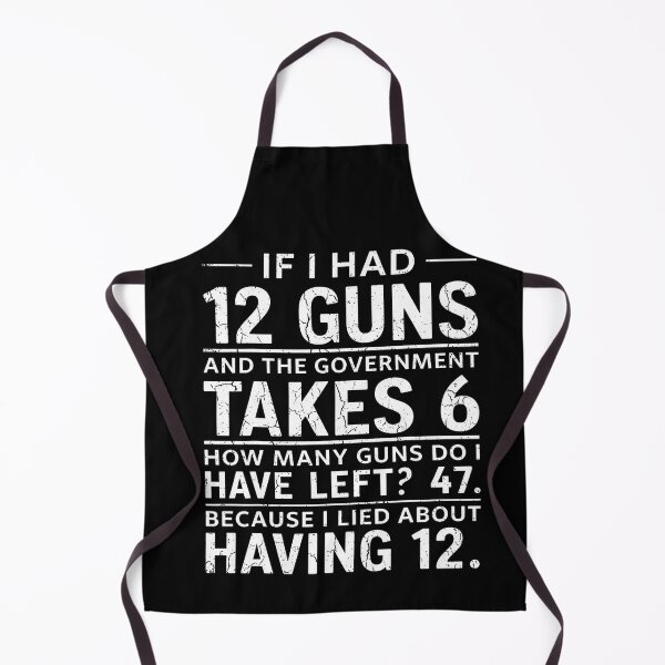 Item preview, Funny Second Amendment Math 12 Guns Government Humor designed and sold by HayleePacoch.