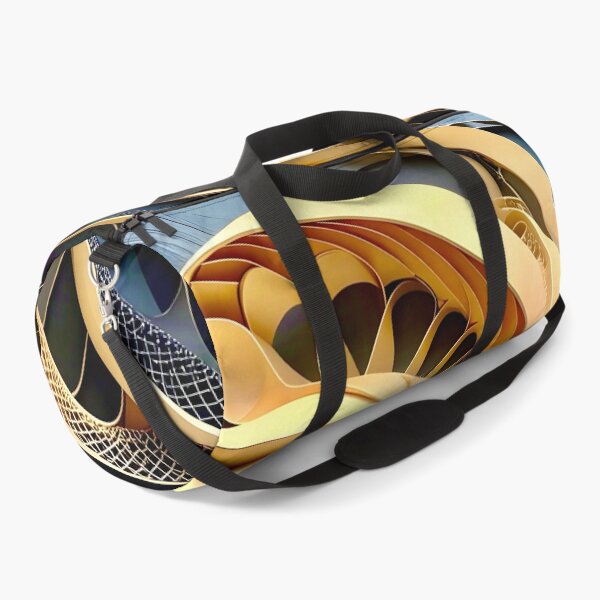 Item preview, Intricate Spiral Pattern Design in Obsidian and Gold designed and sold by Vicky Brago-Mitchell®.