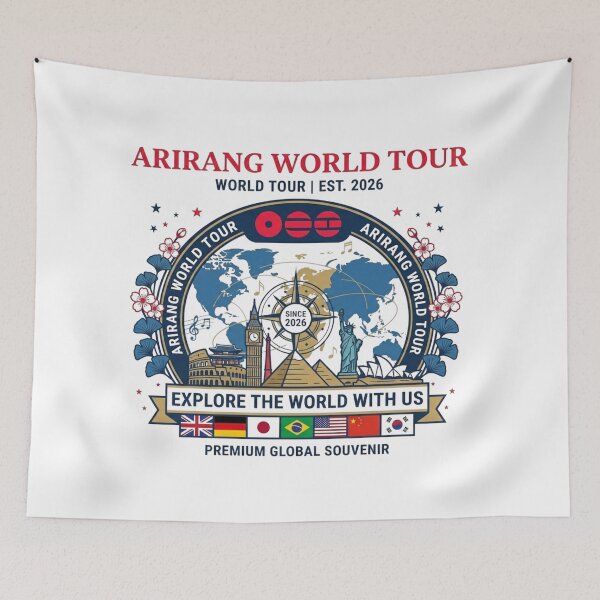 Item preview, BTS ARIRANG World Tour 2026 Inspired Global Travel Souvenir designed and sold by Palette & Hue.