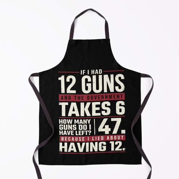 Item preview, Funny Second Amendment Math 12 Guns Government Humor designed and sold by HayleePacoch.