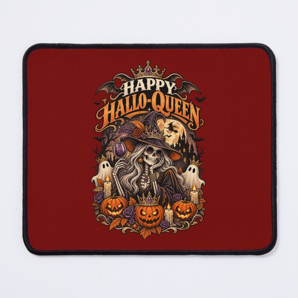 Artikelvorschau, Fröhliche Halloween-Königin – süßes Retro-Halloween-Königinnen-Design entworfen und verkauft von mocci10.