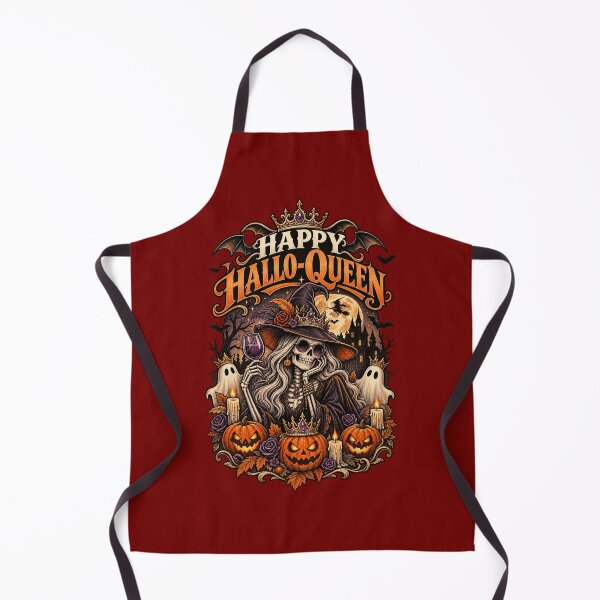 Item preview, Happy Hallo Queen Cute Retro Halloween Queen Design designed and sold by mocci10.