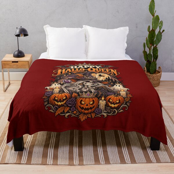 Item preview, Happy Hallo Queen Cute Retro Halloween Queen Design designed and sold by mocci10.