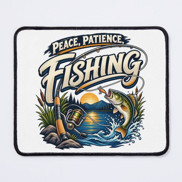 Item preview, Peace Patience Fishing designed and sold by Ahsacom.