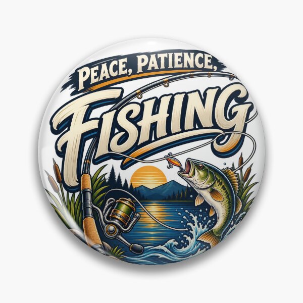 Item preview, Peace Patience Fishing designed and sold by Ahsacom.