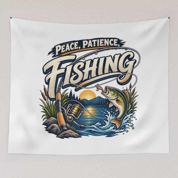Item preview, Peace Patience Fishing designed and sold by Ahsacom.