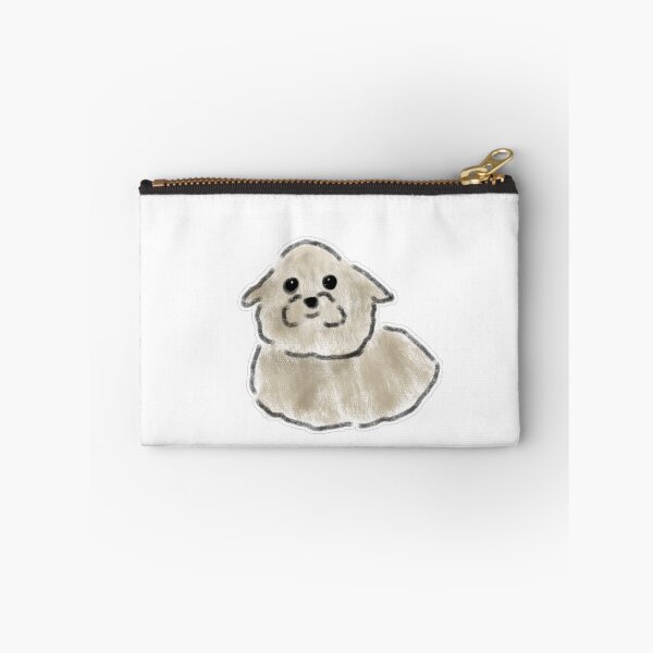 Item preview, Cute Fluffy Beige Puppy Doodle designed and sold by raun.draw.