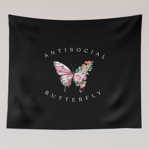 Item preview, Antisocial Colorful Butterfly designed and sold by goombi-creative.