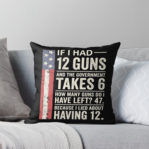 Item preview, Funny Second Amendment Math 12 Guns Government Humor designed and sold by HayleePacoch.