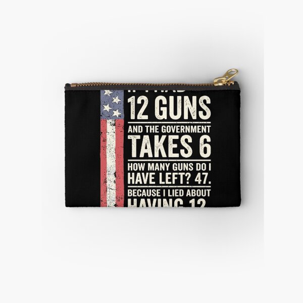 Item preview, Funny Second Amendment Math 12 Guns Government Humor designed and sold by HayleePacoch.