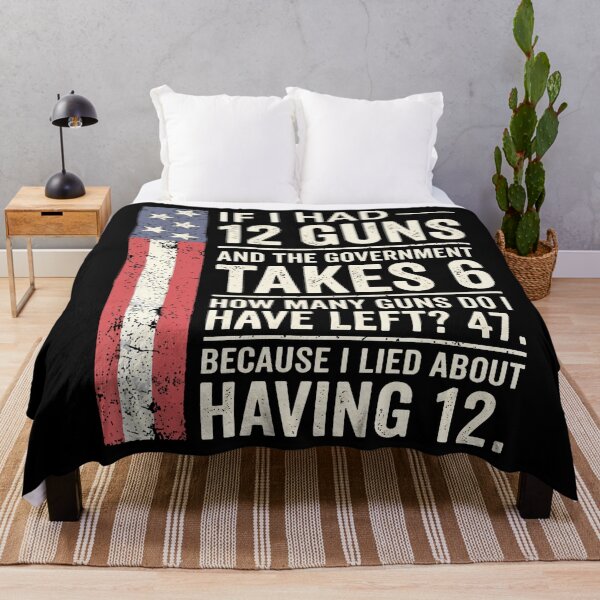 Item preview, Funny Second Amendment Math 12 Guns Government Humor designed and sold by HayleePacoch.