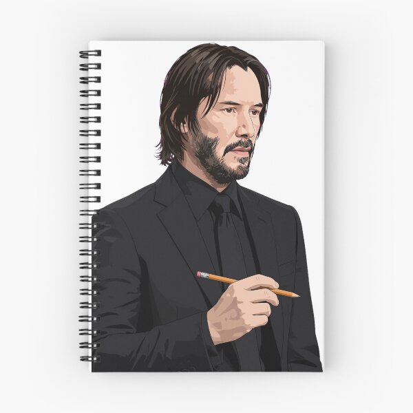 Item preview, Bearded Man In Black Suit Holding Pencil designed and sold by Surviving Monday Club.