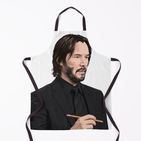 Item preview, Bearded Man In Black Suit Holding Pencil designed and sold by Surviving Monday Club.