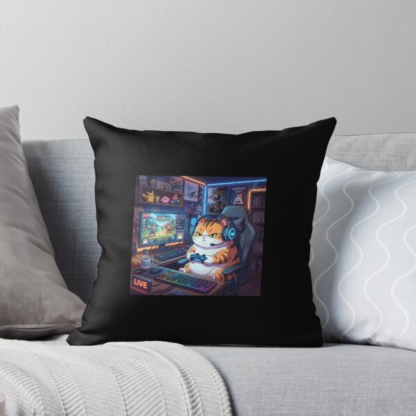 Item preview, Gamer cat designed and sold by FlawlessEnvyLtd.
