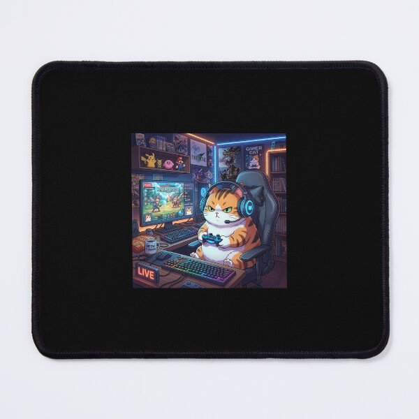 Item preview, Gamer cat designed and sold by FlawlessEnvyLtd.