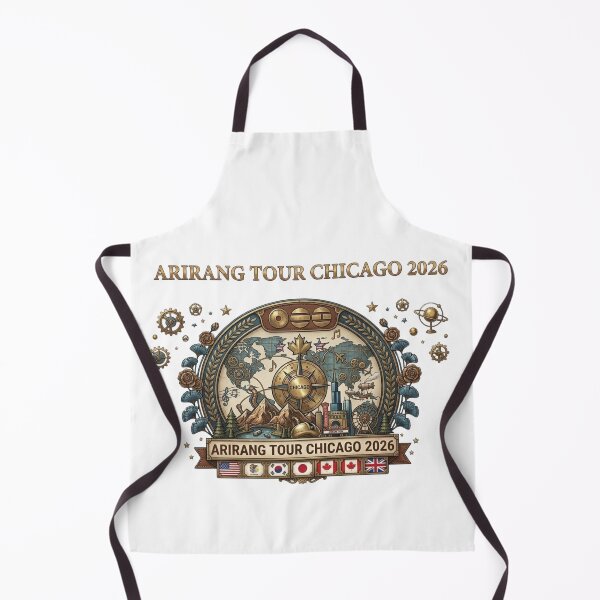 Item preview, BTS ARIRANG Tour Chicago 2026 Inspired Vintage Travel Design designed and sold by Palette & Hue.