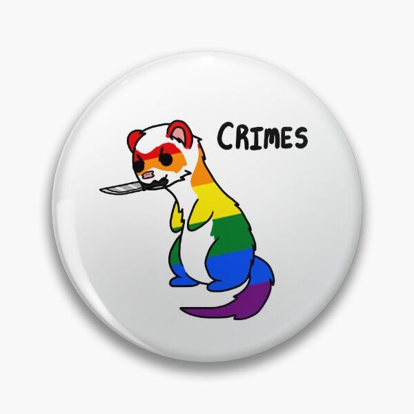 Item preview, Gay Ferret Crimes designed and sold by SparkleSporkArt.
