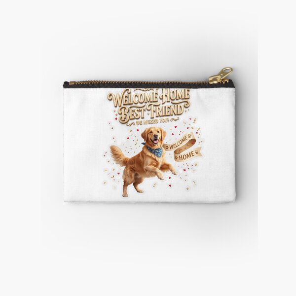 Item preview, Welcome Home Golden Retriever Greeting Art designed and sold by pradeepvisuals.