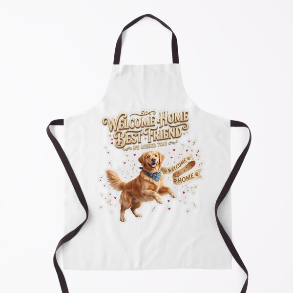 Item preview, Welcome Home Golden Retriever Greeting Art designed and sold by pradeepvisuals.