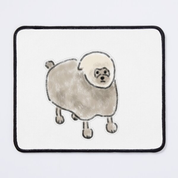 Item preview, Confused Fluffy Sheep Dog Creature designed and sold by raun.draw.