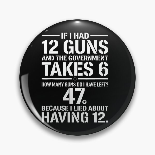 Item preview, Humor negro sobre matemáticas relacionadas con la Segunda Enmienda y las 12 armas. designed and sold by HayleePacoch.
