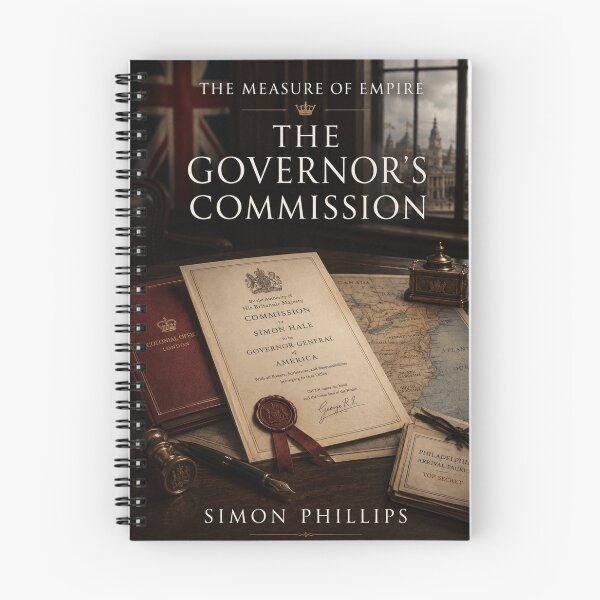 Item preview, The Governor’s Commission Book Cover Art | Modern Alternate History Political Thriller designed and sold by Element Horizon Studio.