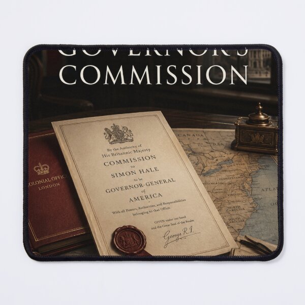Item preview, The Governor’s Commission Book Cover Art | Modern Alternate History Political Thriller designed and sold by Element Horizon Studio.