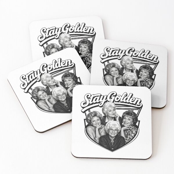 Item preview, Stay Golden Golden Girls Cast B&W Retro TV Show designed and sold by Love-bloock.