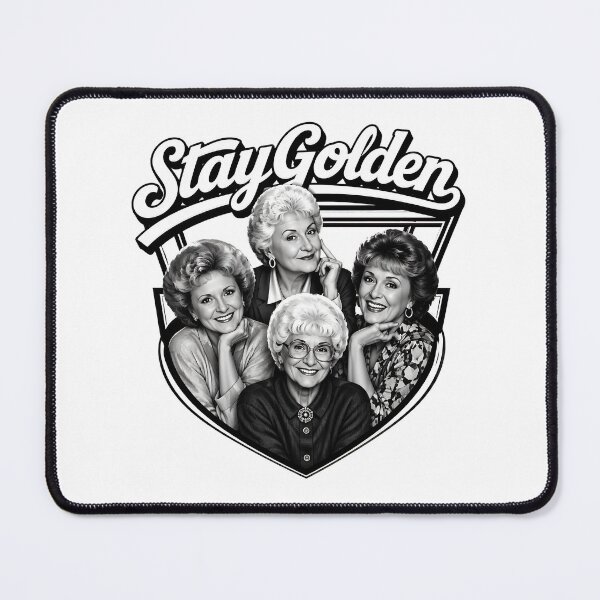 Item preview, Stay Golden Golden Girls Cast B&W Retro TV Show designed and sold by Love-bloock.
