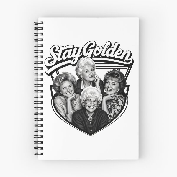 Item preview, Stay Golden Golden Girls Cast B&W Retro TV Show designed and sold by Love-bloock.