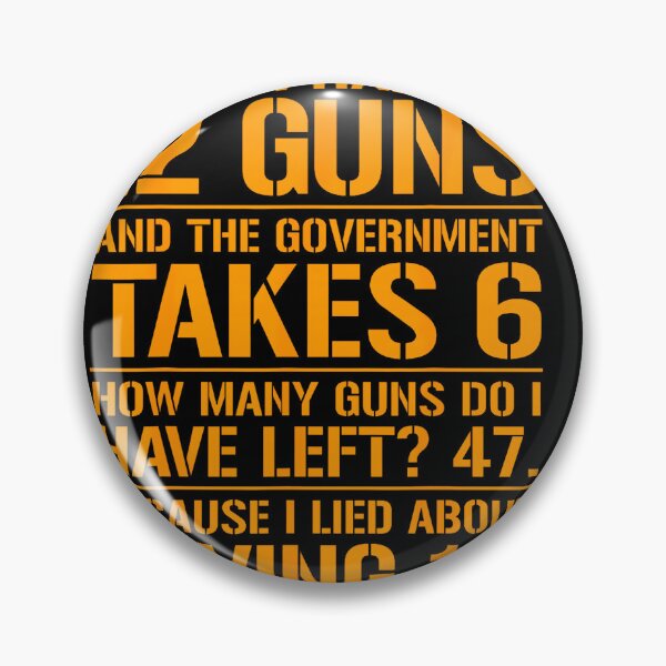 Item preview, Funny Second Amendment Math 12 Guns Government Humor designed and sold by HaytamShop.