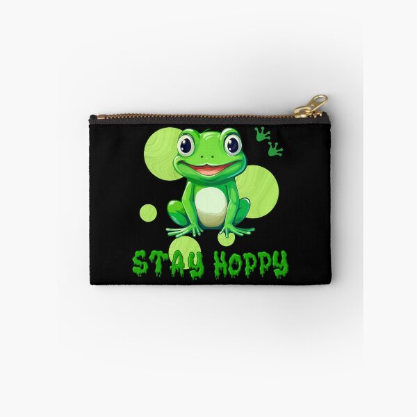 Item preview, Stay Hoppy Cute Frog Funny Positive Vibes designed and sold by CREATIVE HIVE.