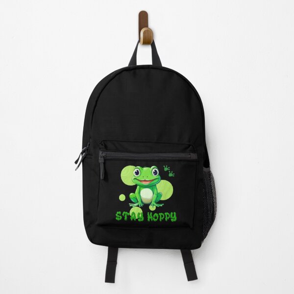 Item preview, Stay Hoppy Cute Frog Funny Positive Vibes designed and sold by CREATIVE HIVE.