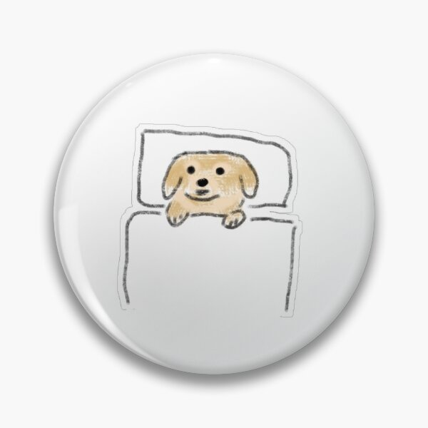 Item preview, Sleepy Golden Retriever Puppy In Bed designed and sold by raun.draw.