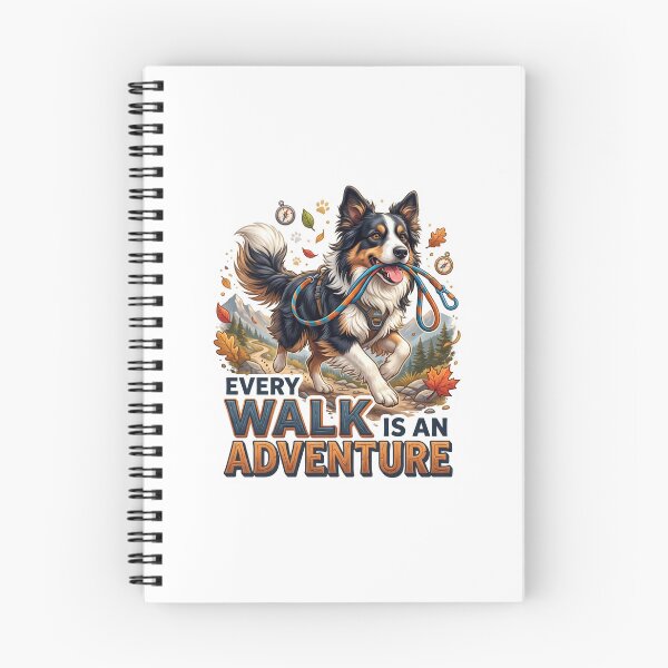 Item preview, Dog Adventure Border Collie Walking Art designed and sold by pradeepvisuals.