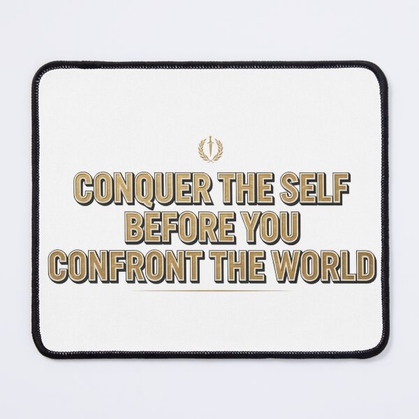 Item preview, Conquer Yourself Before Confronting the World designed and sold by syotos-ai.