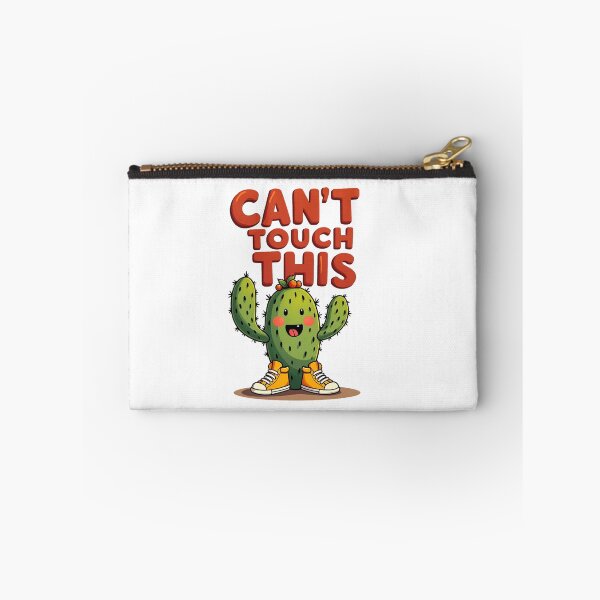 Item preview, Cheeky cactus in yellow sneakers announcing you cannot touch it designed and sold by Prints by Mat.